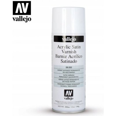 Vallejo Spray Acrylic Satin Varnish 400ml lak ve spreji – Zboží Mobilmania