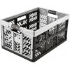 Úložný box OKT Plastový skládací box velký šedý 45 l 54 x 37 x 28 cm