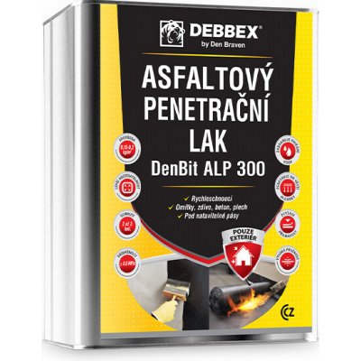 Den Braven asfaltový penetrační lak ALP300 4 kg – Zbozi.Blesk.cz