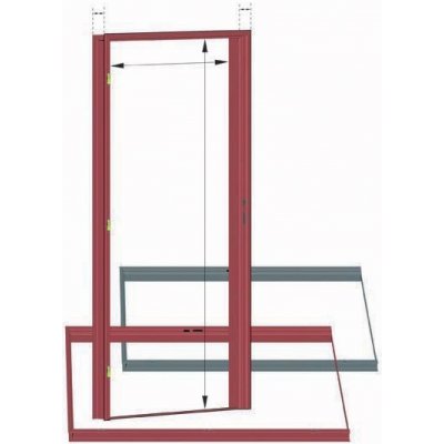 Miroslav Růčka zárubeň CGH MW hranatá do ytongu 125x1970x800 mm pravá – HobbyKompas.cz