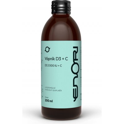 Enori lipozomální Vápník D3+C 200 ml – Hledejceny.cz