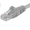 síťový kabel PremiumCord SPUTP05 patch UTP RJ45-RJ45 CAT5e, 5m, šedý