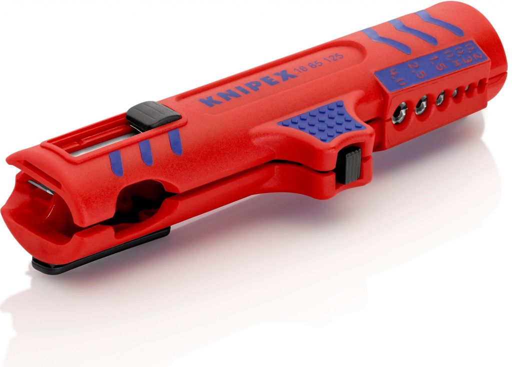 Knipex 16 95 01 SB - odizolovací pro kabely kruhového průřezu pr. 8,0-13,0 mm, plastové pouzdro, ErgoStrip