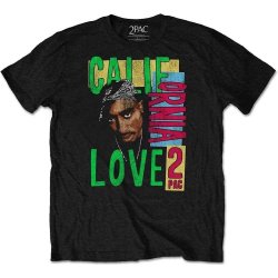 2Pac tričko California Love Unisex Black