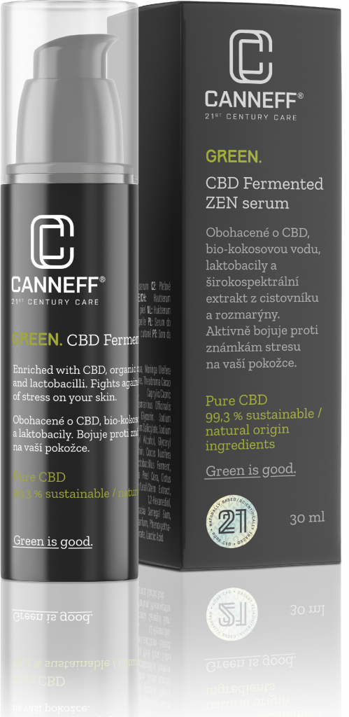 Canneef Green CBD Fermentované ZEN sérum 30 ml