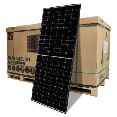 G21 Solární panel MCS 450W mono černý rám SPG21B450W 31 ks cena za kus – Zbozi.Blesk.cz