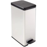 CURVER SLIM BIN 40 l Odpadkový koš stříbrný 02340-582 – Zboží Dáma CURVER SLIM BIN 40 l Odpadkový koš stříbrný 02340-582 – Zboží Dáma