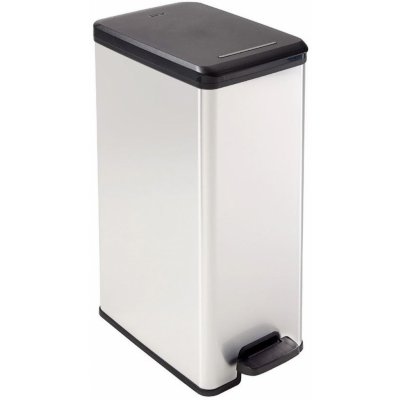 CURVER SLIM BIN 40 l Odpadkový koš stříbrný 02340-582 – Zboží Mobilmania