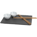 Excellent Sushi set porcelán/břidlice/bambus sada 7ks KO-210000100 – Zboží Dáma