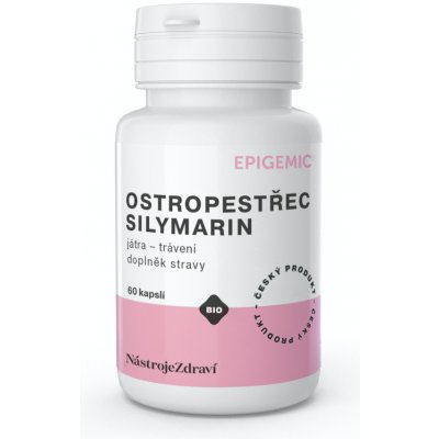 Epigemic Ostropestřec Silymarin BIO 60 kapslí – Hledejceny.cz