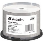 Verbatim CD-R 700MB 52x, AZO, printable, spindle, 50ks (43756) – Hledejceny.cz