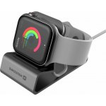 SWISSTEN Hliníkový stojánek pro Apple Watch šedá 25005200 – Zboží Živě