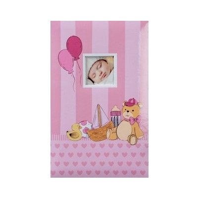 FANDY Fotoalbum 10x15 300 foto dětské Teddy 2 růžové