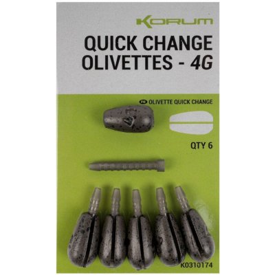 Korum Rychlovýměnná Zátěž Quick Change Olivettes 1g – Sleviste.cz