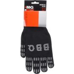 rukavice BBQ 25x16cm, do 250 st. C, bavlna/silikon ČER – Sleviste.cz