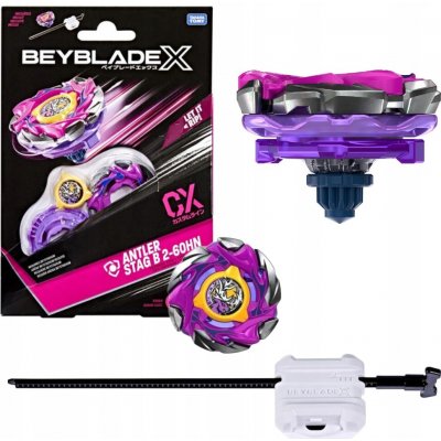 Beyblade X Antler Stag B 2-60HN CX Starter Pack Včetně Beyblade a odpalovače 11 bit studios – Zboží Živě