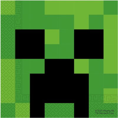 GoDan Papírové ubrousky Minecraft 33x33cm 20 ks – Zboží Dáma