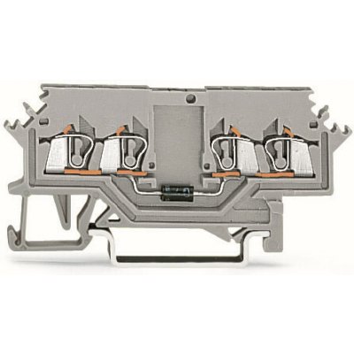 WAGO Svorka 279-623/281-411 pro moduly 4 vodiče S diodou 1N4007, šedá 279-623/281-411 – Hledejceny.cz