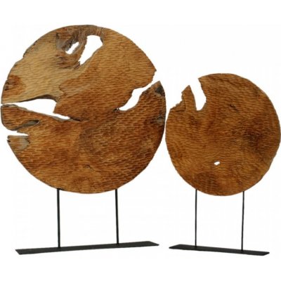 Skulptura Teak Disk 70 cm – Hledejceny.cz