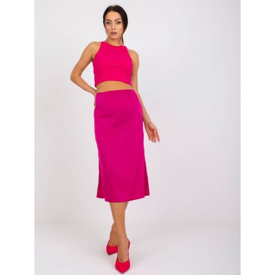 Hladká midisukně terrassa -wn-sd-1702.21-fuchsia pink