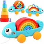Hola Duhový chameleon montessori hračka – Sleviste.cz