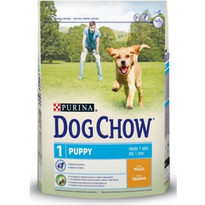 Dog Chow Puppy Chicken and Rice 14 kg – Zboží Mobilmania