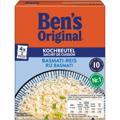 Uncle Ben´s Basmati 10min Kochbeutel 0,5 kg – Zboží Dáma