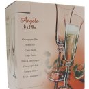 Crystalex Sklenice na šampus FLÉTNA ANGELA 190ml 6ks