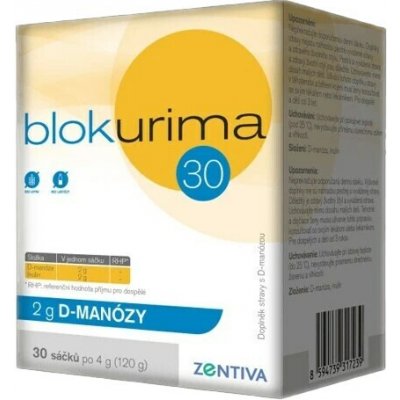 Blokurima 2 g D-manózy 30 sáčků – Hledejceny.cz