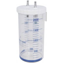 GCE odsávací lahev MEDICOLLECT 2000 polykarbonát - víčko