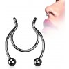 Piercing Šperky4U falešný piercing do nosu septum ST0017-K