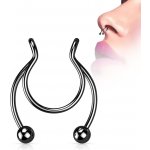 Šperky4U falešný piercing do nosu septum ST0017-K – Zboží Mobilmania