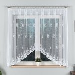 Dekorační oblouková krátká záclona na žabky GOSIA bílá 300x160 cm MyBestHome – Hledejceny.cz