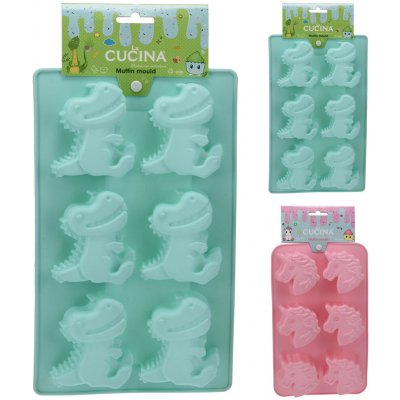 Mat Forma 6ks 27,5cm silikon JEDNOROŽEC/DINOSAURUS – Zboží Dáma