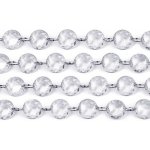 Krystalová girlanda 1,8 cm x 1 m průhledná – Hledejceny.cz