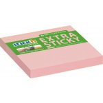 Stick´n Samolepicí bločky Stick´n by Hopax Extra Sticky - 76 x 76 mm / 90 lístků / pastelově růžová – Hledejceny.cz