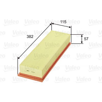 Vzduchový filtr VALEO 585014 – Hledejceny.cz