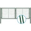 Branka Dvoukřídlá brána zahradní IDEAL 3605 x 950 mm zelená Pilecký