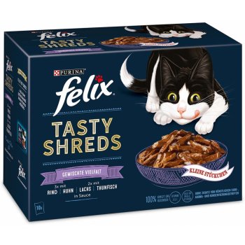 Felix Tasty Shreds různé druhy 30 x 80 g