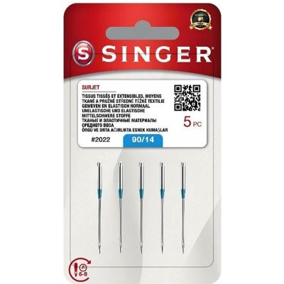 Jehly Singer 2022 - 90/14 - 5 ks - Overlock (ELx705) – Zboží Dáma