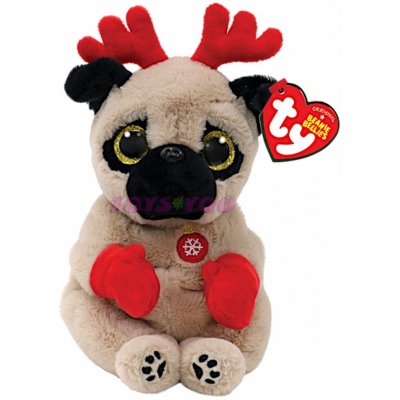 TY Beanie Babies Mittens vánoční hnědý mops 41044 15 cm – Zbozi.Blesk.cz