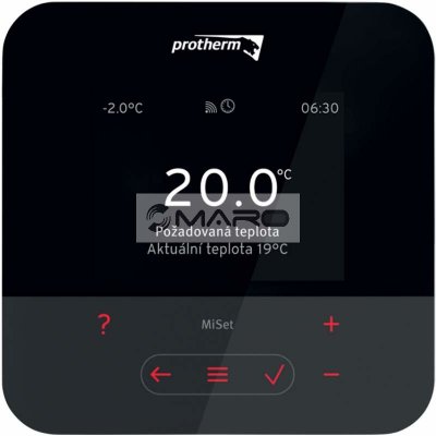 Protherm Termostat MiSet R (SRT 380f) bezdrátový, ekvitermní 0020261006 – Zboží Mobilmania