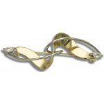 GEMMAX Jewelry zlatá brož se zirkony GLXCB0065