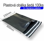 Zawmark Plus s.r.o. Plastové obálky šedé s dvojitou páskou 60µm ECONOMY Rozměr: 230 x 300 mm – Zboží Živě