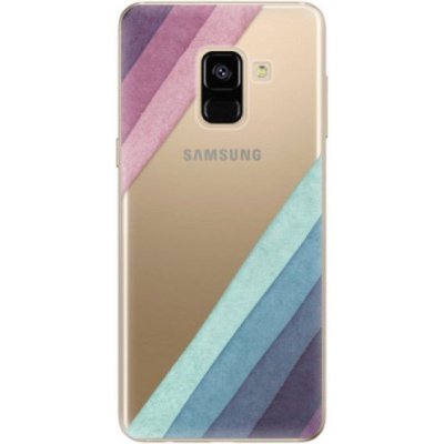 iSaprio Glitter Stripes 01 Samsung Galaxy A8 2018