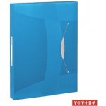 Esselte Box na spisy s gumičkou Jumbo Vivida, Vivida modrá, 40 mm, A4, PP – Hledejceny.cz