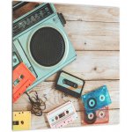 Skleněný obraz - Retro rádio, jednodílný 40x40 cm na skle – Zboží Mobilmania