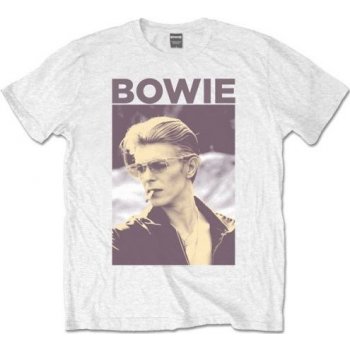 Official David Bowie T Shirt Smoking