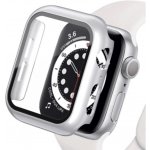 SES 2v1 Kryt s ochranným sklem na Apple Watch SE 44 mm (2024) - stříbrný 17798 – Zboží Mobilmania