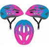 Cyklistická helma Author Star Rider Inmold růžová-neonová/modrá 2022